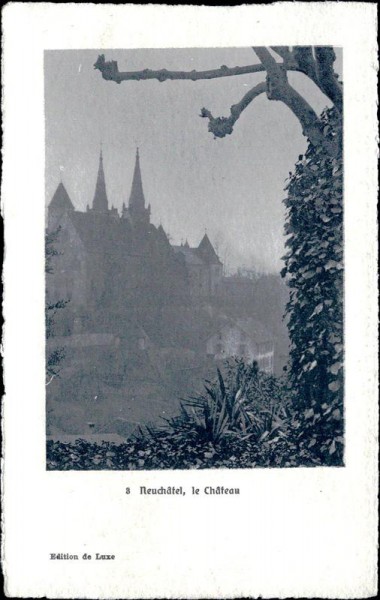 Neuchàtel, le Chàteau Vorderseite