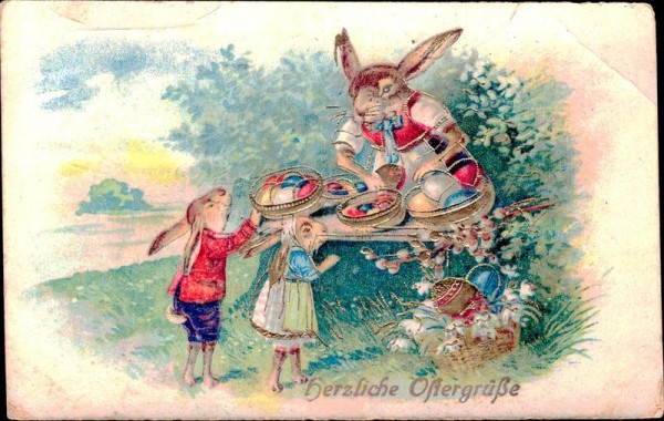 Herzliche Ostergrüsse Vorderseite