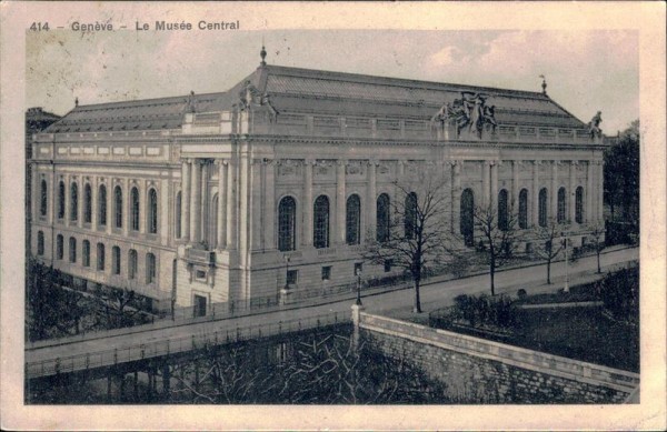 Genève/Le Musée Central Vorderseite