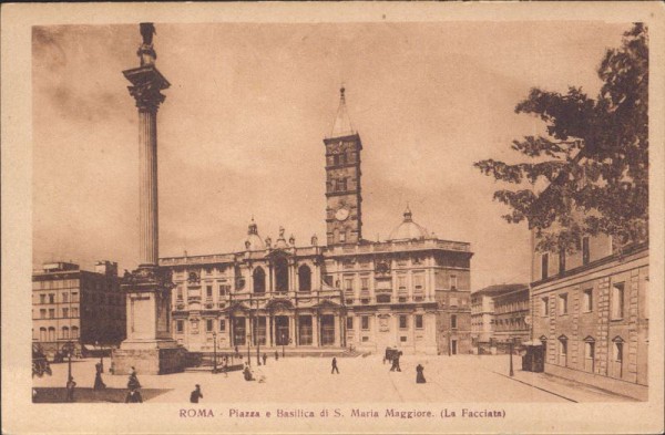 Roma, Piazza e Basilica di S.Maria Maggiore