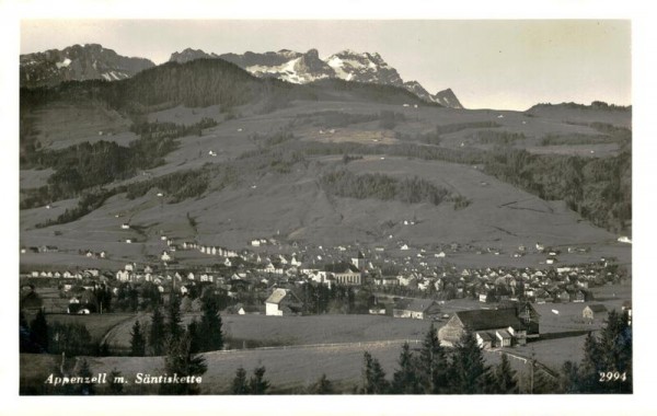 Appenzell - Säntiskette Vorderseite