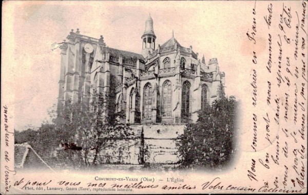 Chaumont en Vexin - L'Eglise Vorderseite