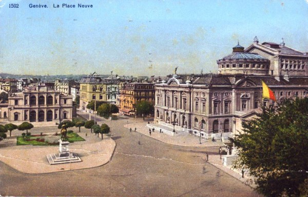 Genève. La Place Neuve