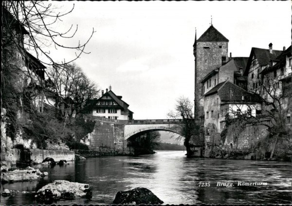 Brugg.  Römerturm Vorderseite