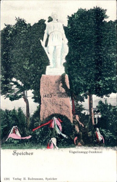 Speicher, Vögelinsegg-Denkmal Vorderseite