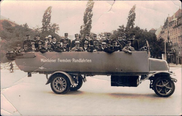 Münchner Fremden-Rundfahrten Vorderseite