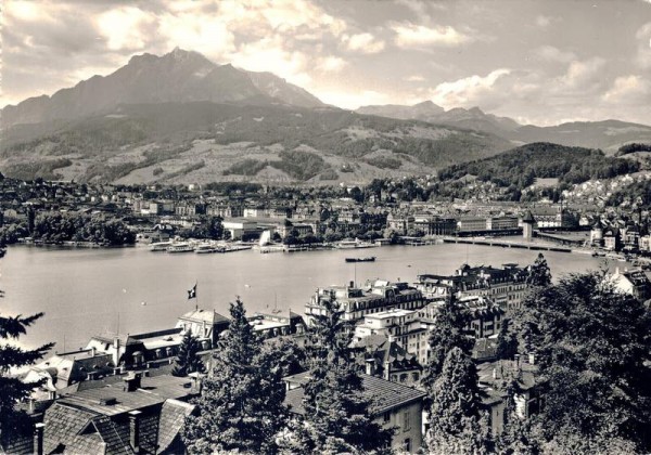 Luzern mit Pilatus Vorderseite