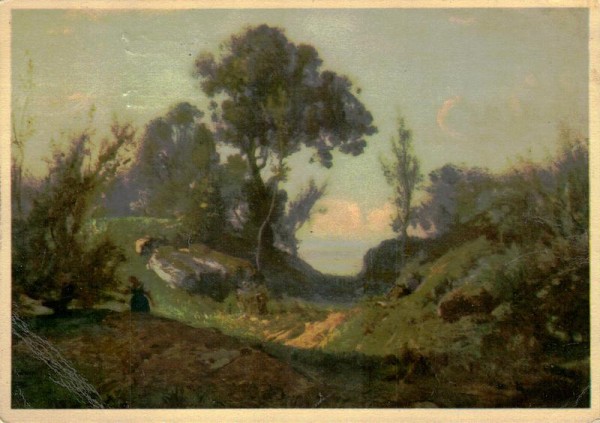 Barthélemy Menn, Der Hohlweg Vorderseite