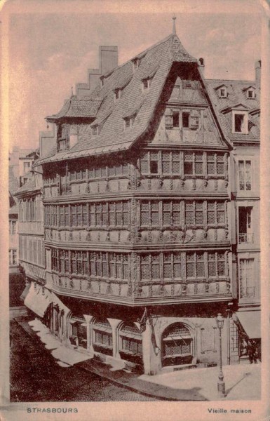 Strassburg - Vieille maison Vorderseite