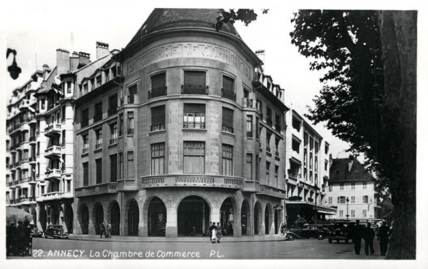 Annecy, La Chambre de Commerce Vorderseite