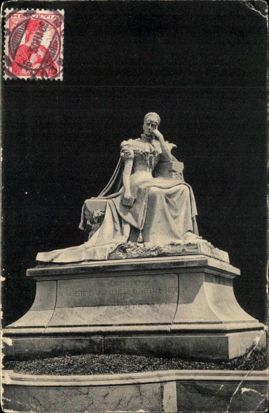 Territet, Monument de l'Impératrice Elisabeth d'autriche Vorderseite