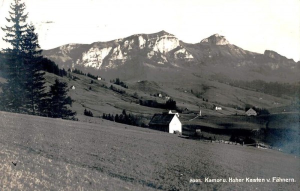 Kamor u. Hoher Kasten v. Fähnern. Vorderseite