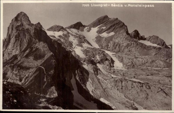 sengrat-Säntis, v. Rotsteinpass Vorderseite