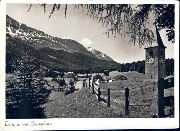 Parpan mit Lenzerhorn Vorderseite