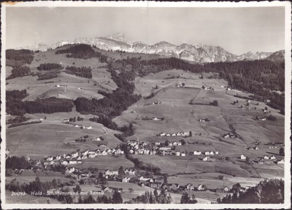 Wald - Schönengrund mit Säntis