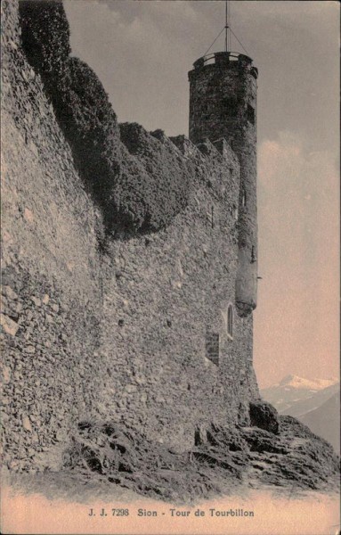 Sion - Tour de Tourbillon Vorderseite