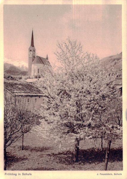 Frühling in Schuls Vorderseite