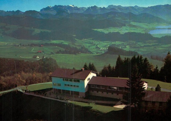 Berggasthaus Etzel - Kulm - Flugaufnahmen Vorderseite