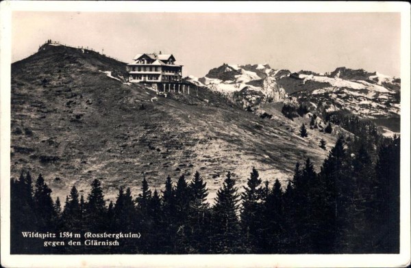 Wildspitz, Hotel Rossberg Kulm Vorderseite