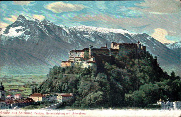 Grüsse aus Salzburg  Vorderseite