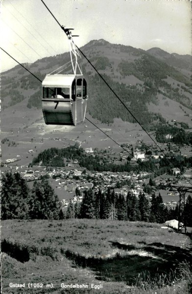 Gstaad, Seilbahn Eegli Vorderseite