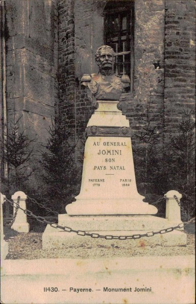 Payerne - Monument Jomini Vorderseite