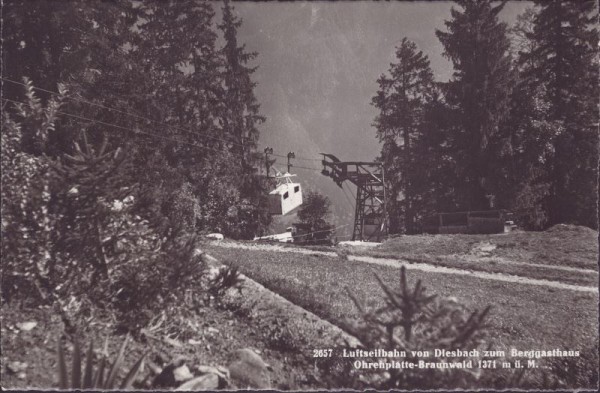 Luftseilbahn von Diesbach zum Berggasthaus