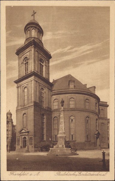 Paulskirche und Einheitsdenkmal, Frankfurt a. M.