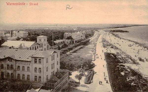 Warnemünde, Strand Vorderseite
