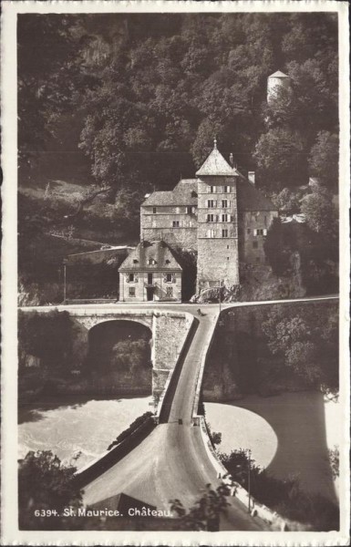 Saint-Maurice. Château Vorderseite