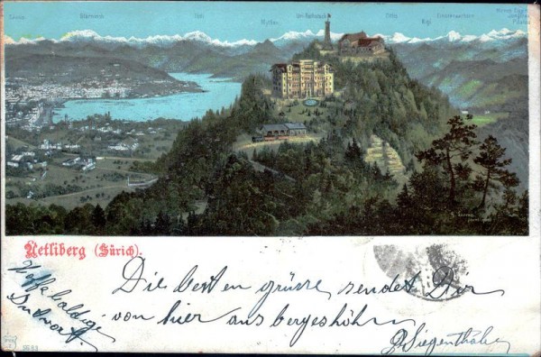 Uetliberg, Zürich Vorderseite