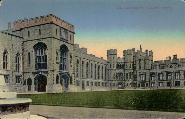 State Apartments/Windsor Castle. Vorderseite