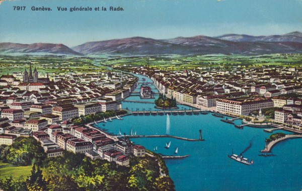 Genève - Vue générale et la Rade