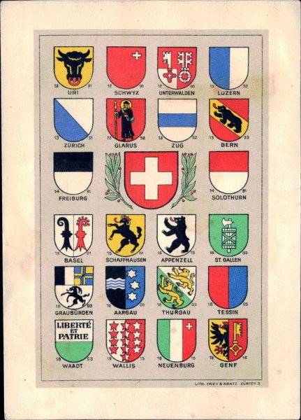 Wappen der Schweiz Vorderseite