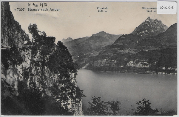 Strasse nach Amden