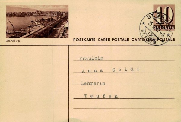 Genève Vorderseite