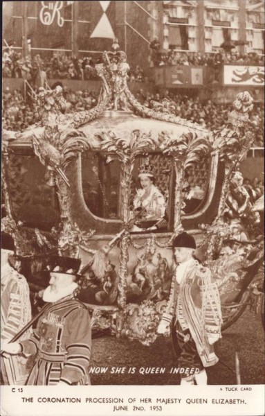Queen Elizabeth, Coronation Procession, 1953 Vorderseite