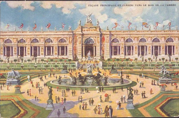 Brüssel, Weltausstellung 1910 Vorderseite
