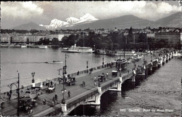 Genève - Pont du Mont-Blanc Vorderseite