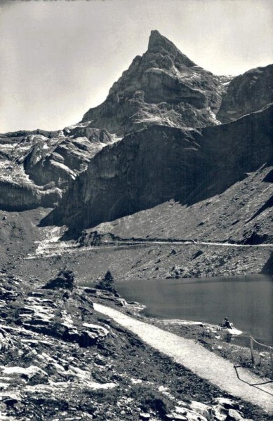 Bannalpsee mit Sättelistock Vorderseite