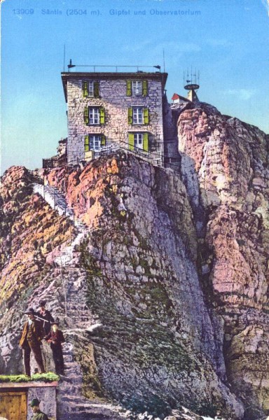 Säntis (2405m) Gipfel und Observatorium