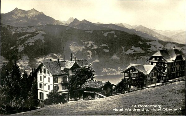 Hotel Waldrand und Hotel Oberland (Beatenberg) Vorderseite