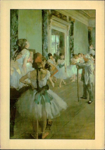 Die Tanzklasse, Degas Vorderseite