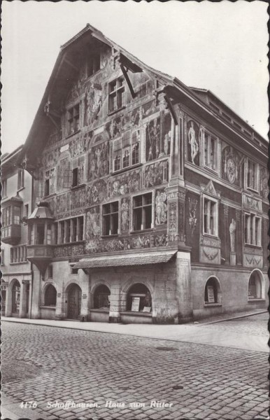 Schaffhausen - Haus zum Ritter Vorderseite