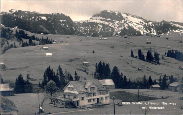 Wildhaus, Pension Rösliwies Vorderseite