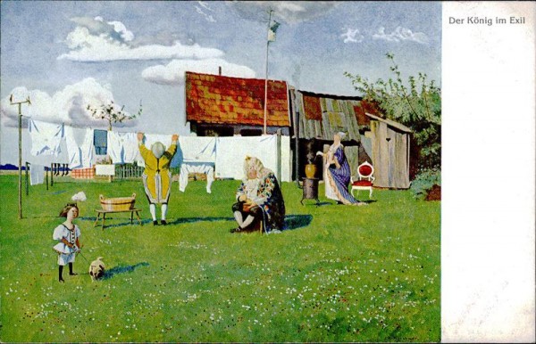 Der König im Exil, Eugen Kirchner Vorderseite