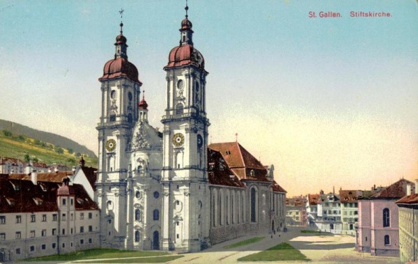 St.Gallen, Stiftskirche Vorderseite