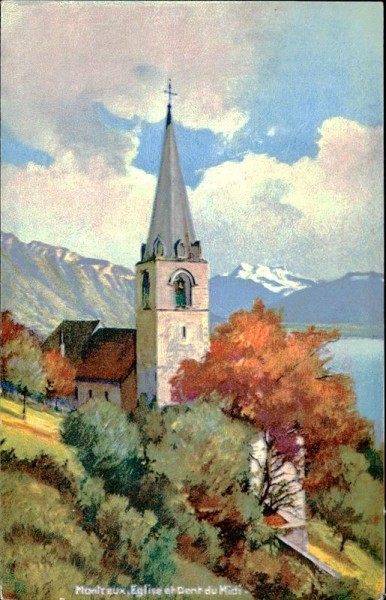 Montreux, Eglise Vorderseite