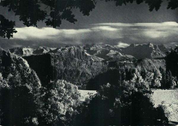 Luzern Aussicht von den Golfplätzen Vorderseite