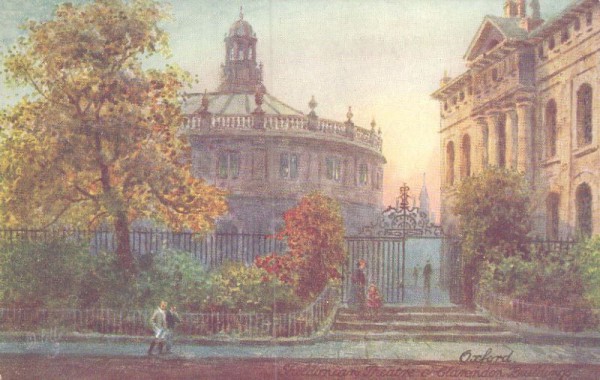Oxford, Sheldonian Theatre, Clarendon Buildings